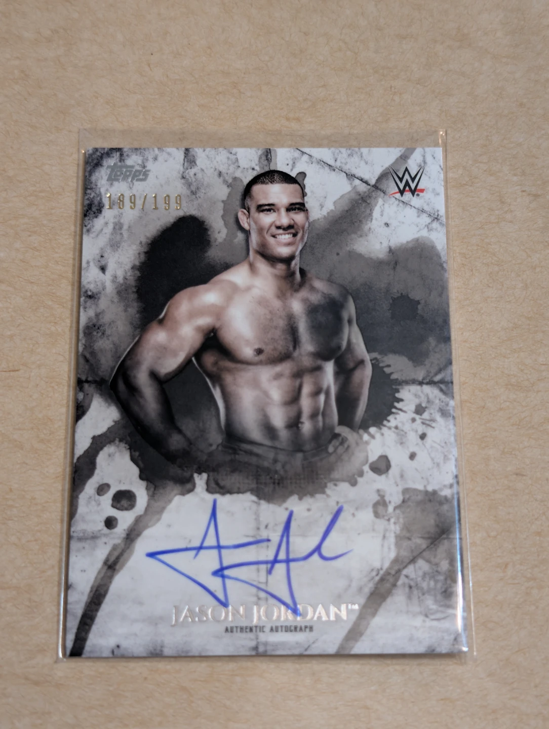 WWE Undisputed Jason Jordan Authentic Autograph