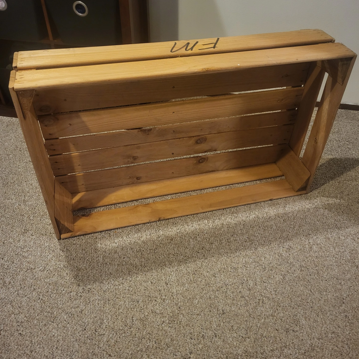 Vintage New Zealand Kiwifruit Wooden Crate