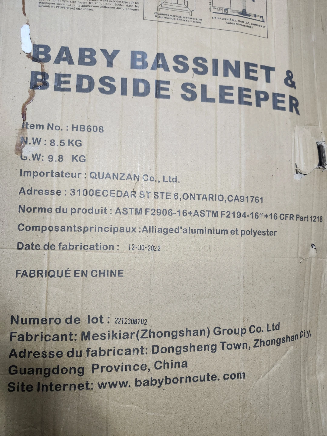 Baby Bassinet & Bedside Sleeper HB608 - photo 2