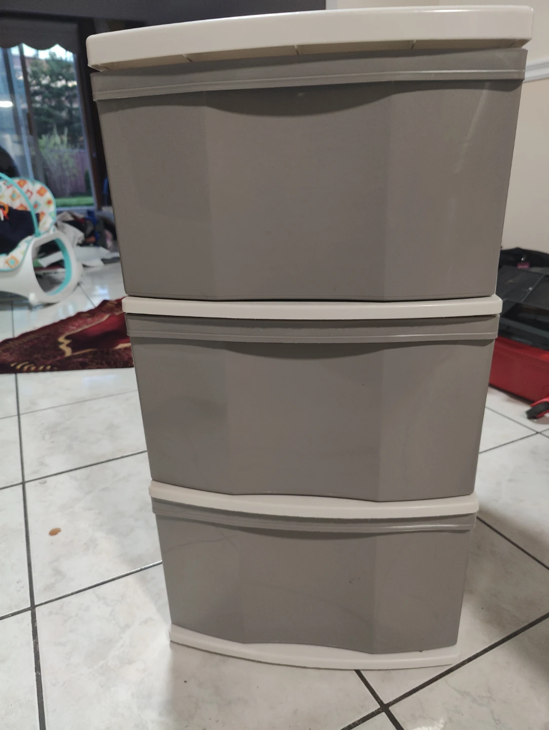 Plastic 3-Drawer Storage Unit - photo 3