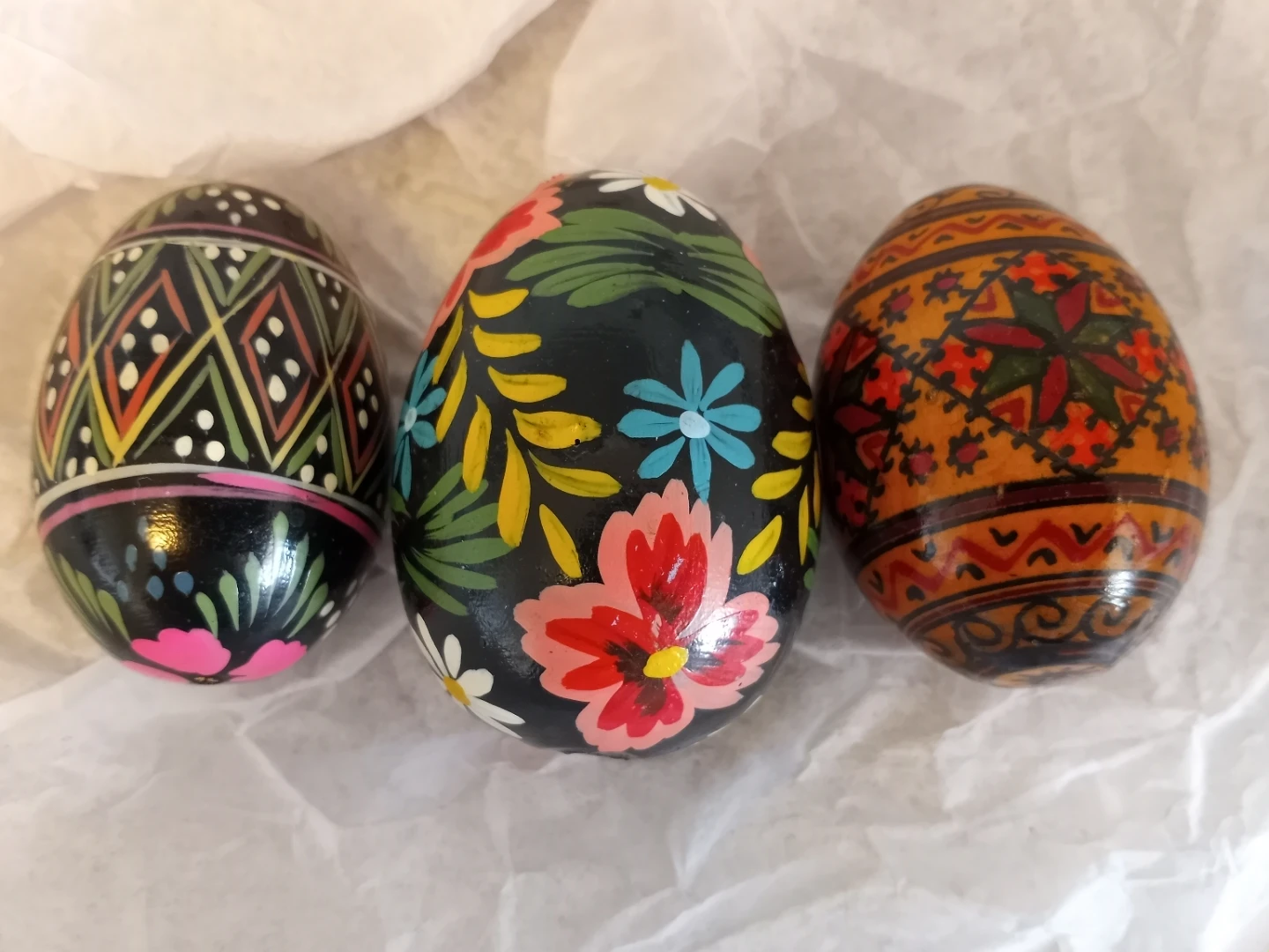 Assorted Decorative Easter Eggs and Silver Basket - photo 5