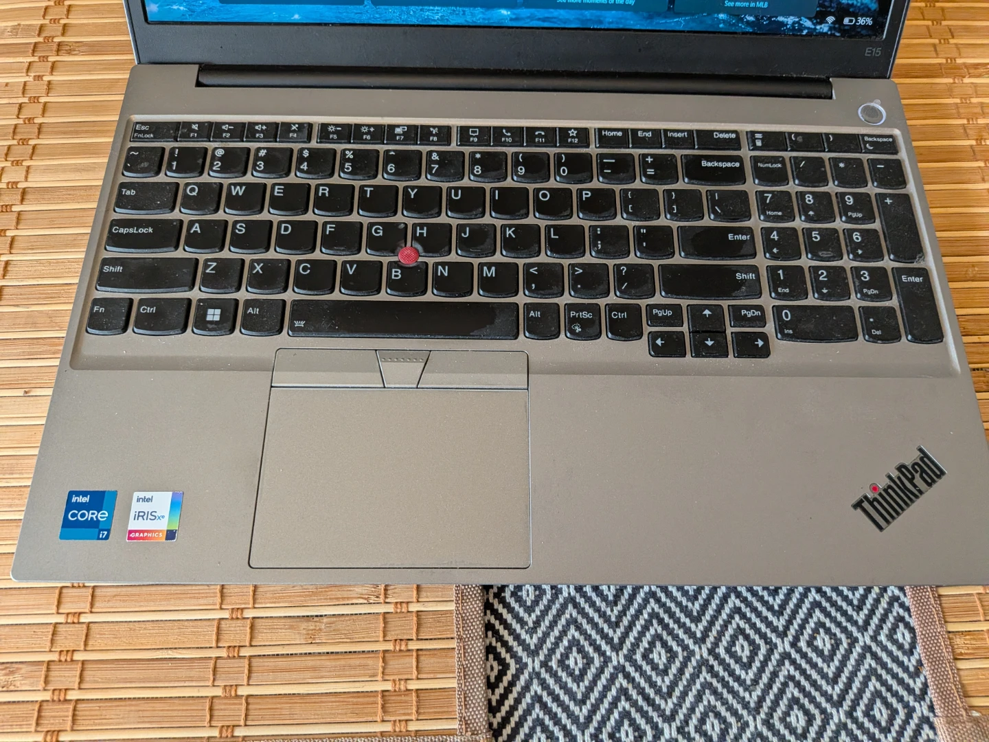 Laptop - Lenovo ThinkPad E15 Gen 4 - i7, 16GB RAM, 256GB SSD - photo 3