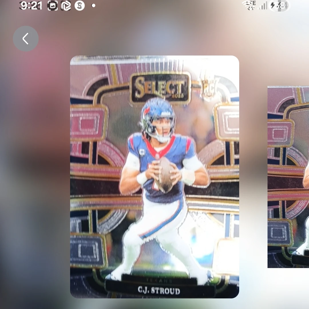 2025 Select C.J. Stroud RC Texas Texans Football Card