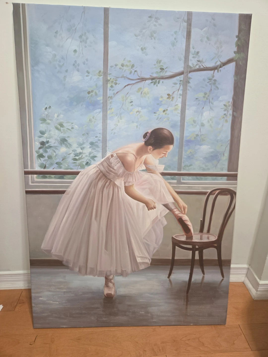 Oil Painting of Ballerina