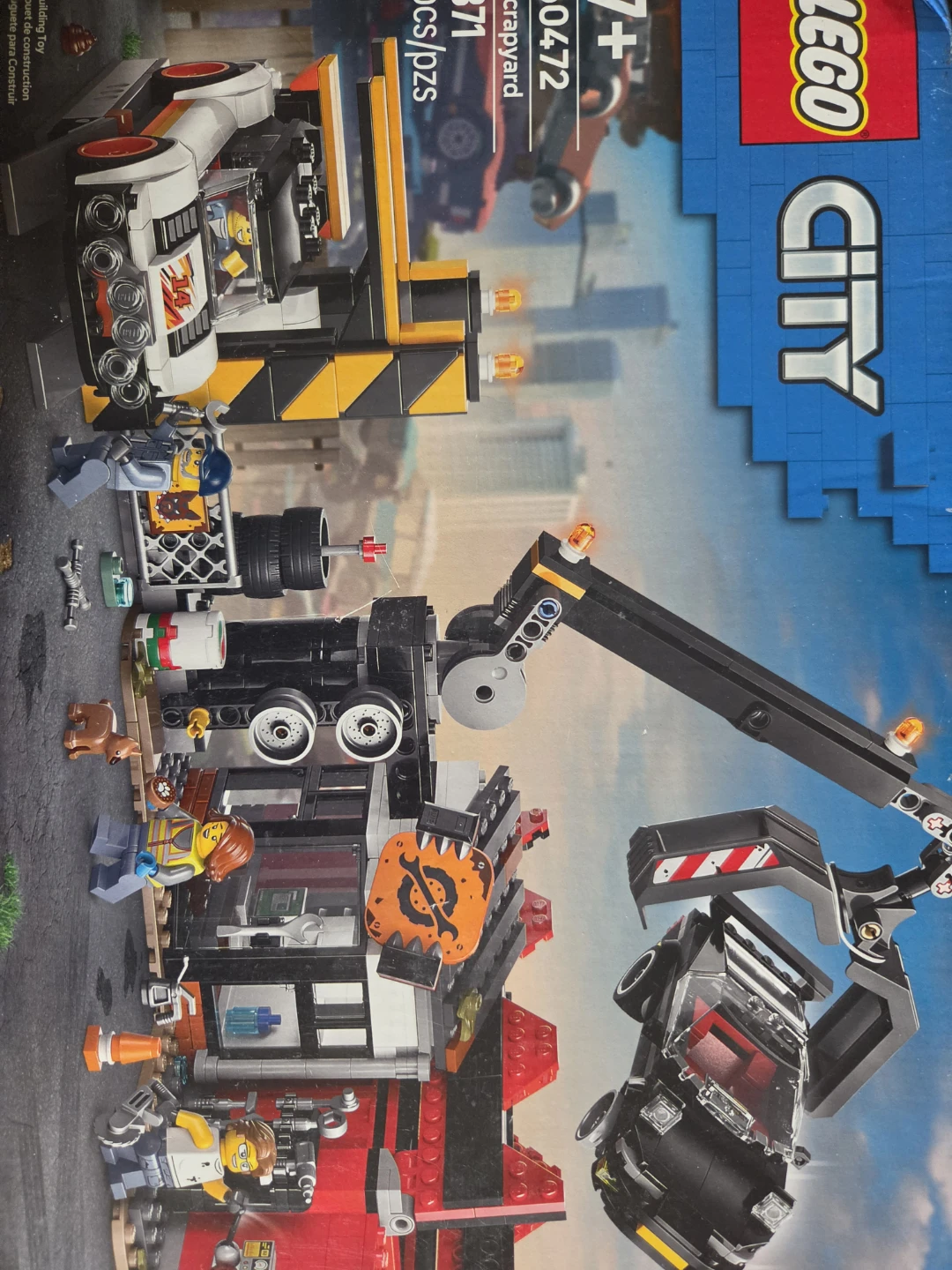 LEGO City 60472 Scrapyard Hauler Building Toy