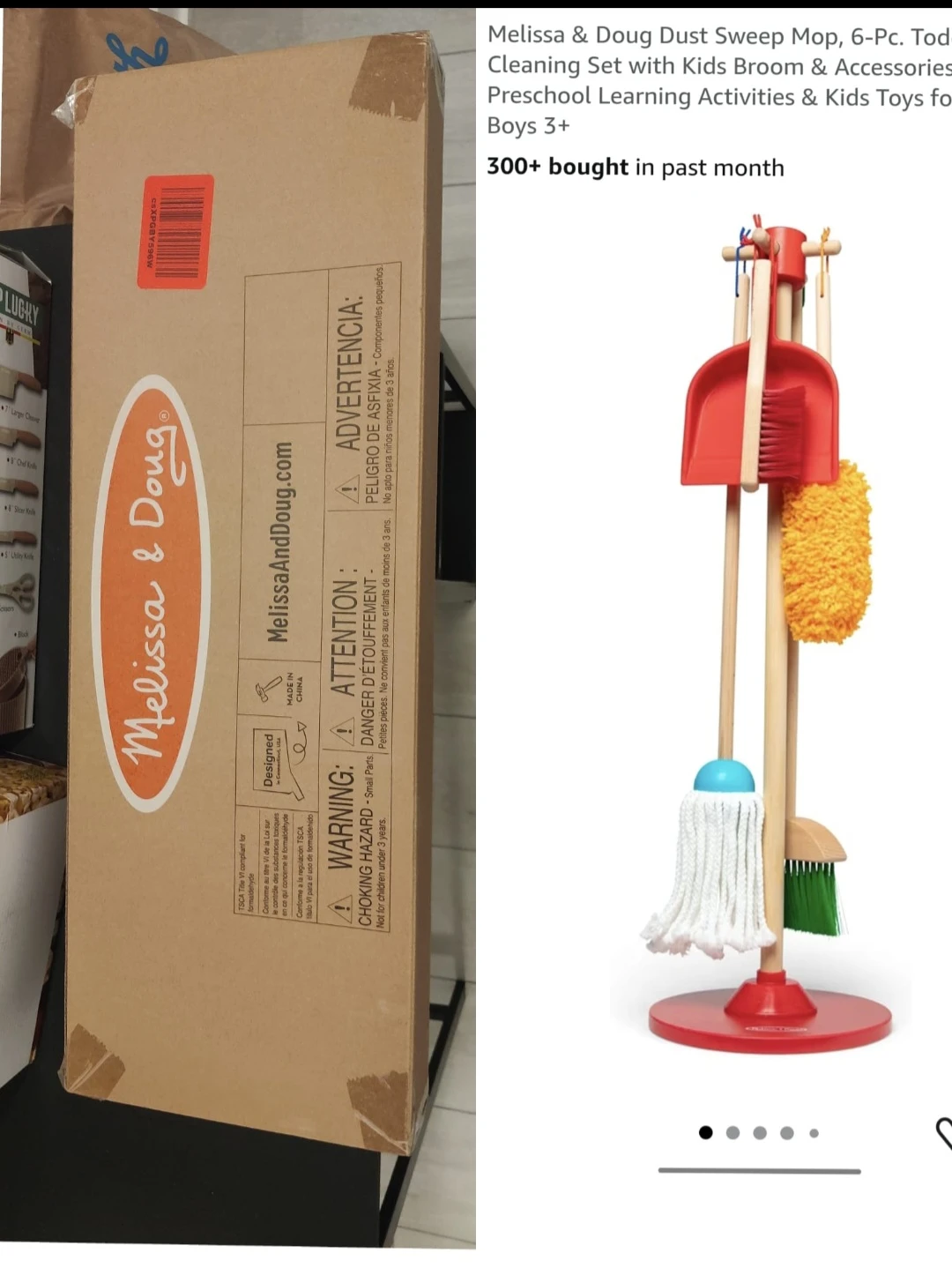 Melissa & Doug Dust Sweep Mop Cleaning Set