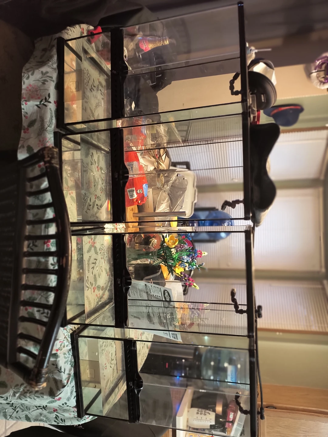 Glass Terrarium Tank with Front Opening Doors
