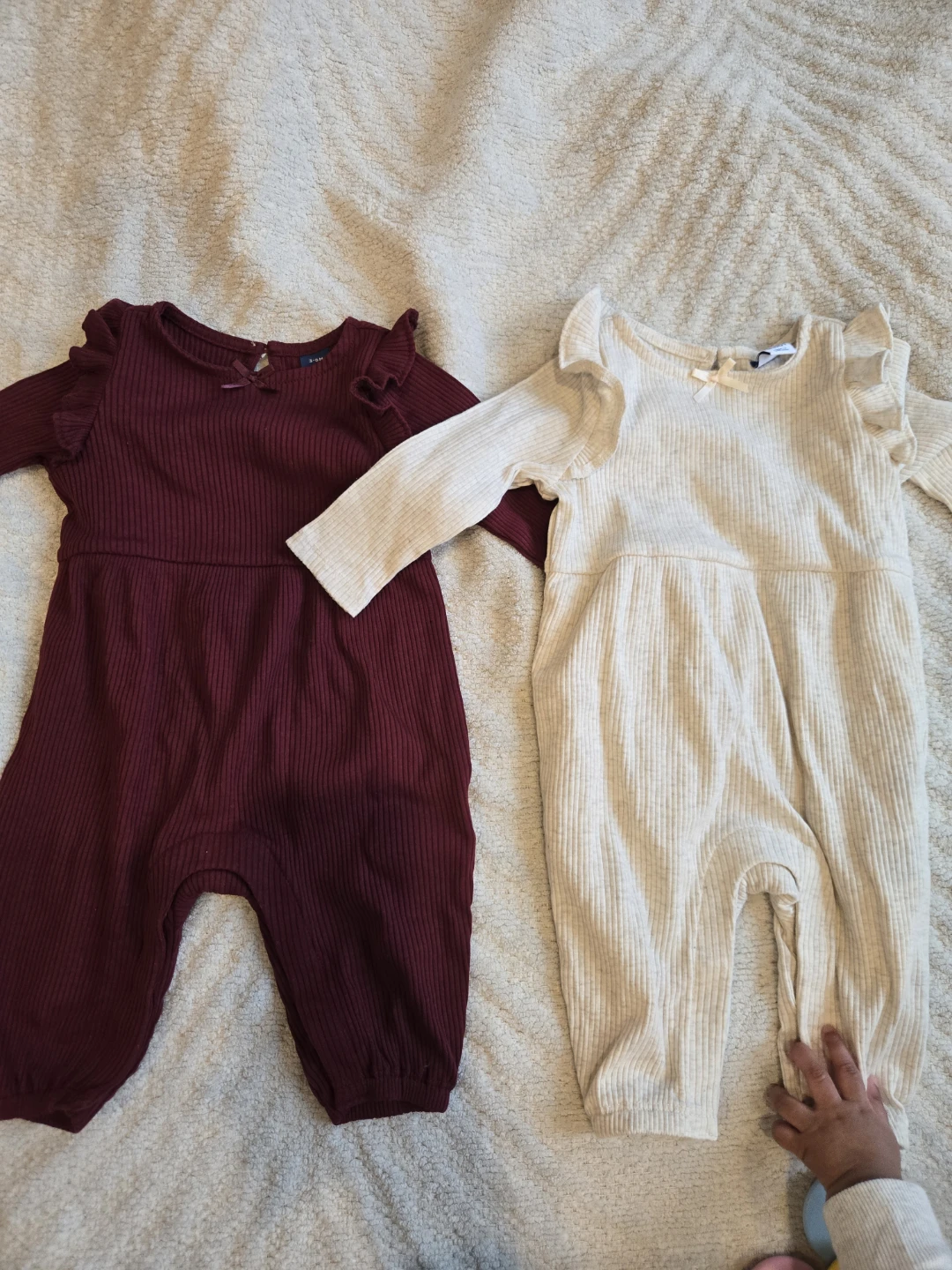 2 Baby Rompers (3-6 Months)