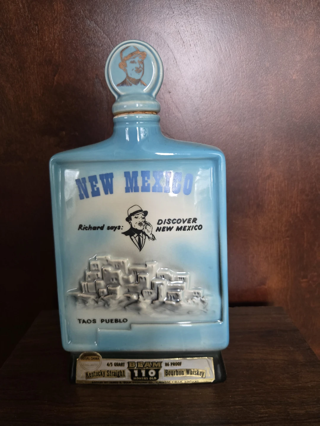 Beam "Discover New Mexico" Bourbon Whiskey Decanter