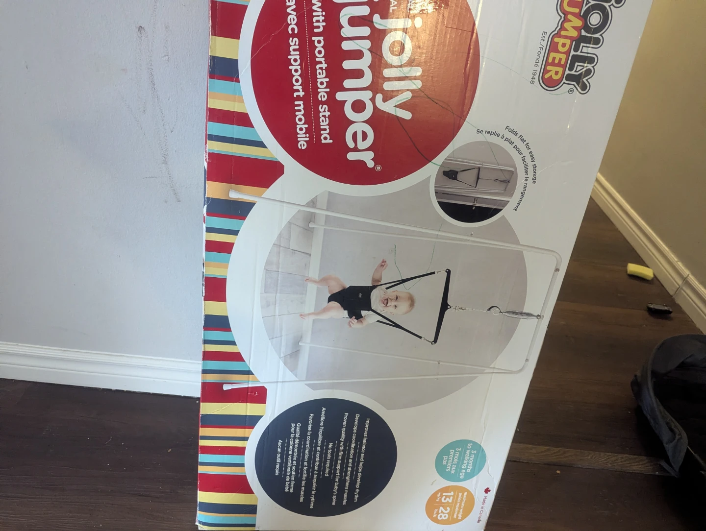 Jolly Jumper Original Baby Bouncer with Portable Stand - photo 3
