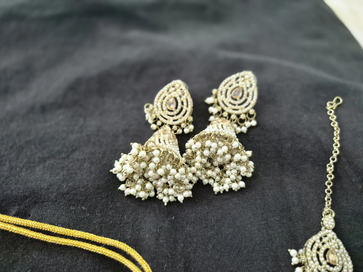 Indian Jewellery Set - Necklace, Earrings & Tikka - photo 2