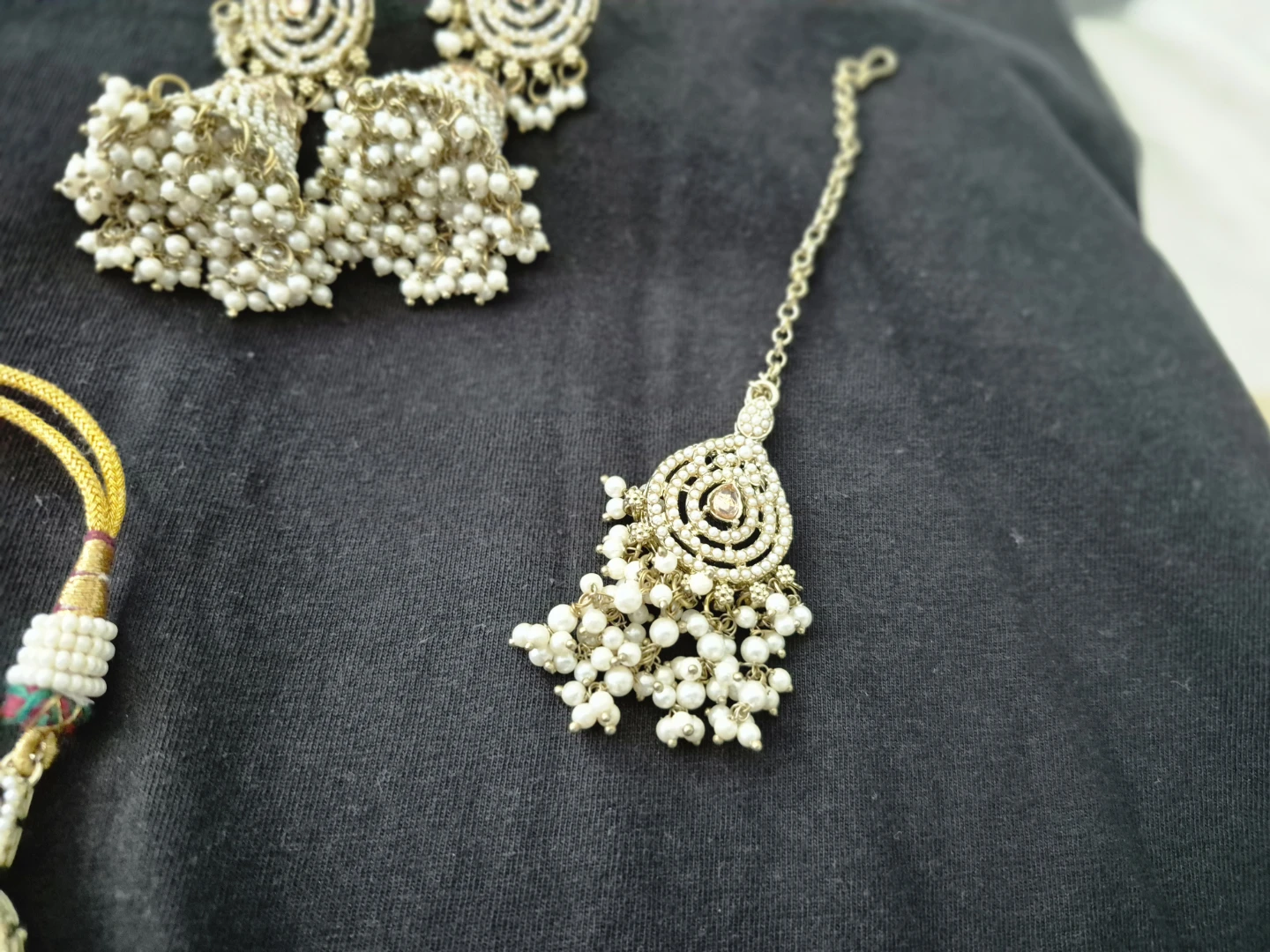 Indian Jewellery Set - Necklace, Earrings & Tikka - photo 3