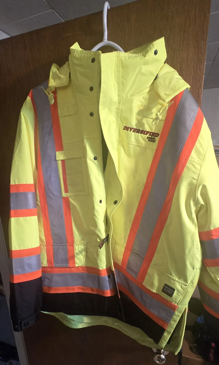 Work King Safety Hi-Vis Jacket