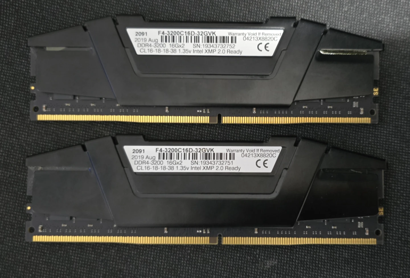 G.SKILL Ripjaws V DDR4 3200MHz CL16 RAM - 16GB (2x8GB) - photo 2