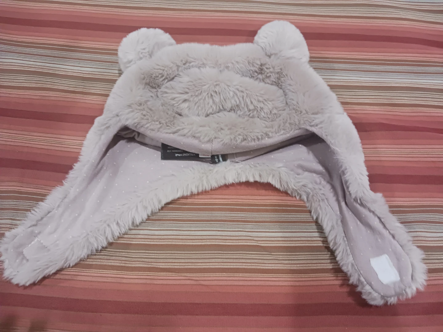 Zara Gray Faux Fur Hat with Ears - photo 2