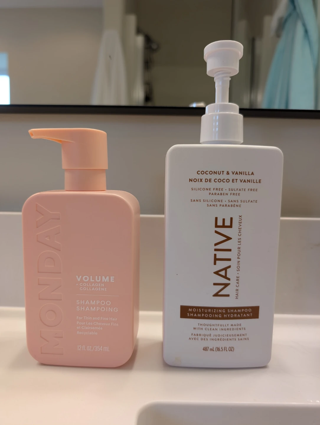 Free Shampoos - half full