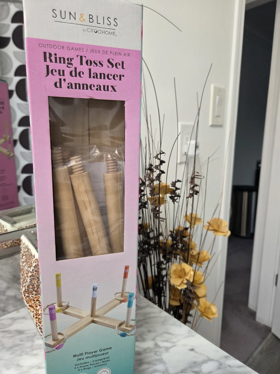 Sun & Bliss Outdoor Ring Toss Game Set