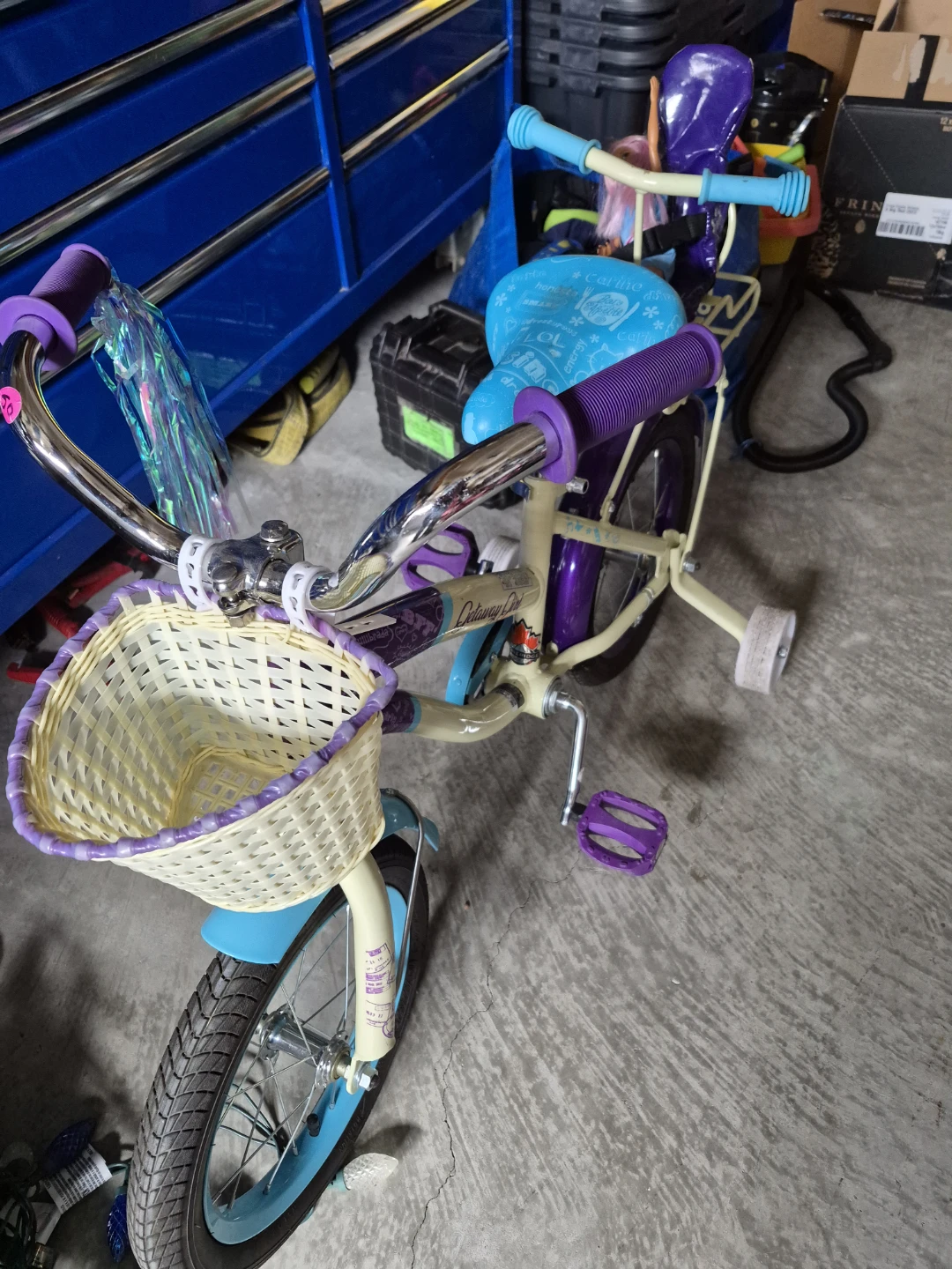 Schwinn 12" Kids Bike with Training Wheels & Basket