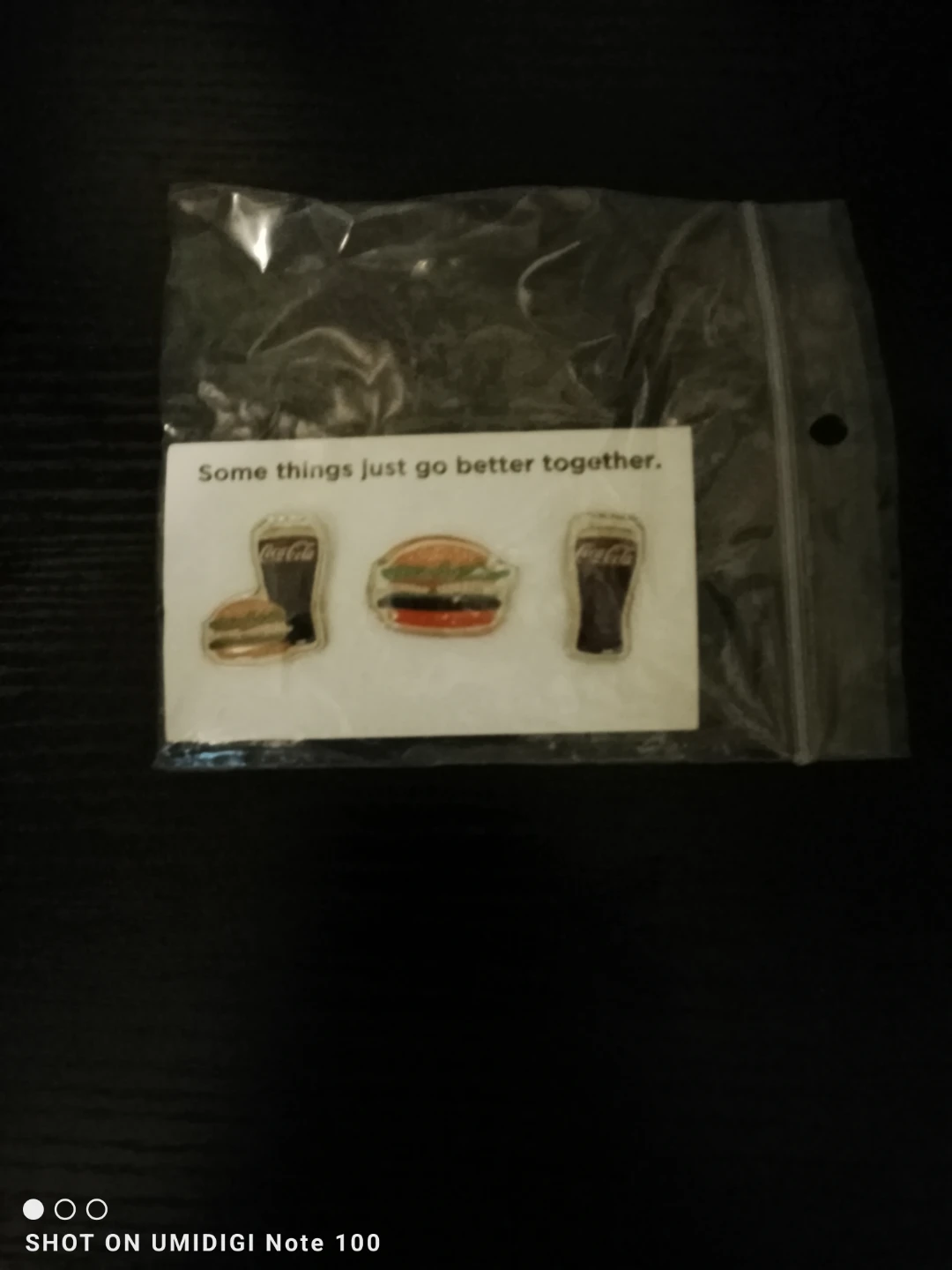 Burger King Coca-Cola Pins Set🍔🥤