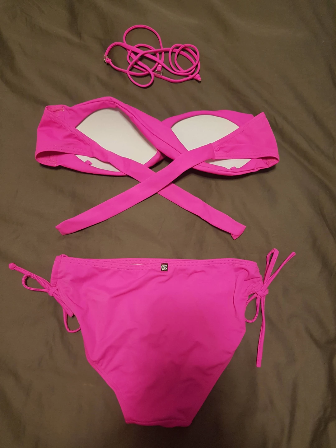 La Vie en Rose Aqua Bikini Swimsuit Size S/P - photo 2