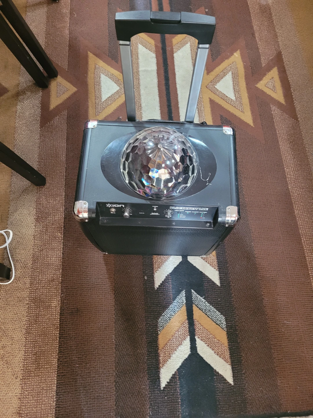 ION Block Party Live Bluetooth Speaker with Disco Ball - photo 2