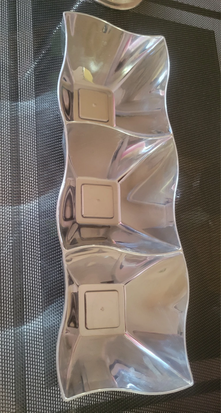 Silver Tiered Serving Tray - photo 2