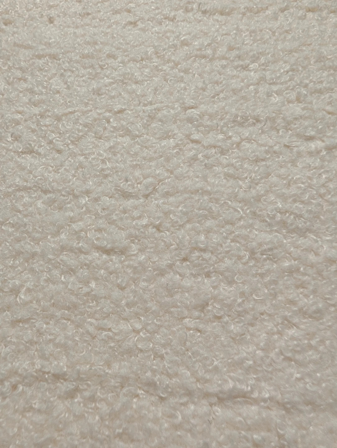 Cream Teddy Fleece Headboard - King Size - photo 5