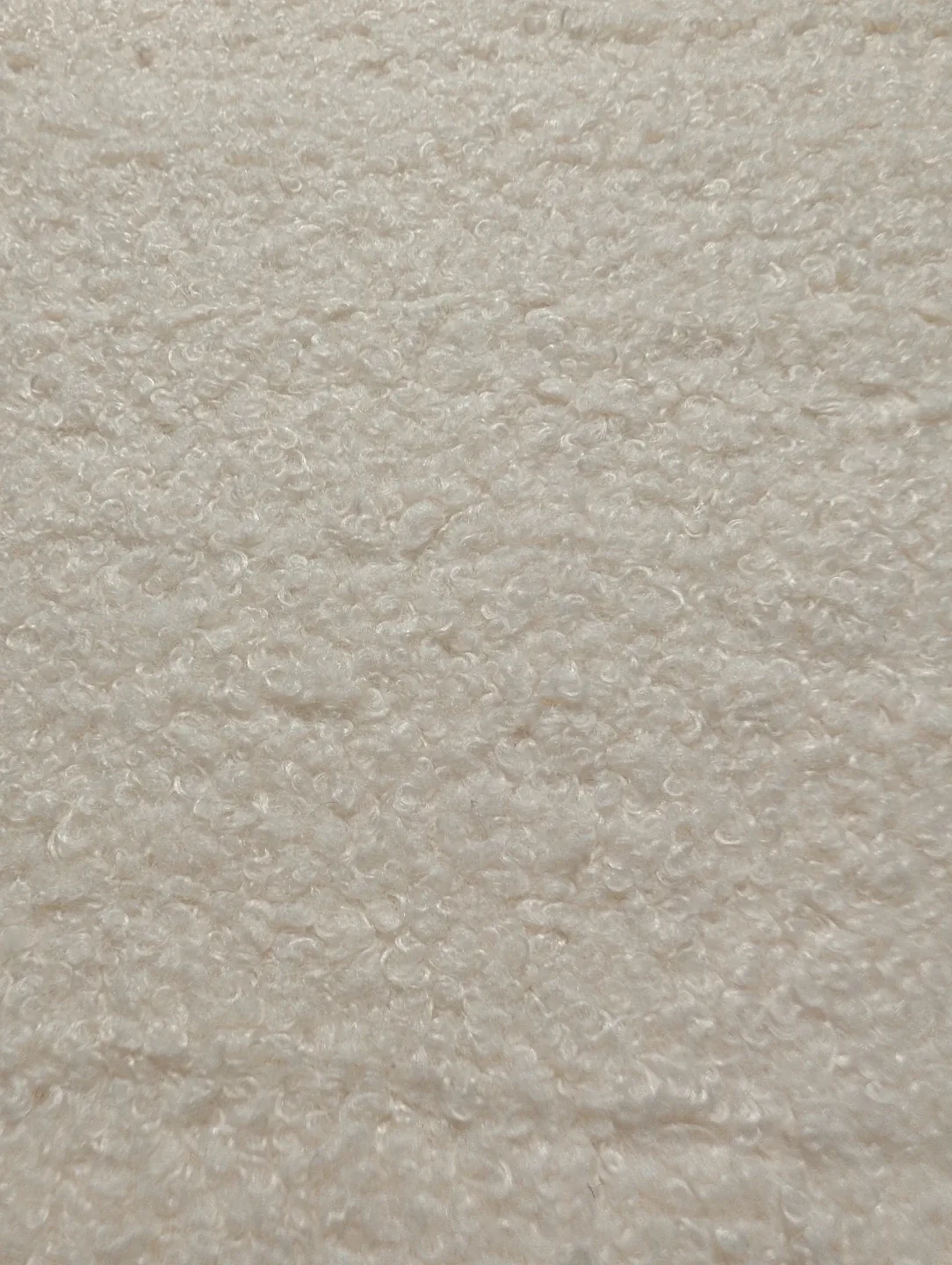 Cream Teddy Fleece Headboard - King Size - photo 5