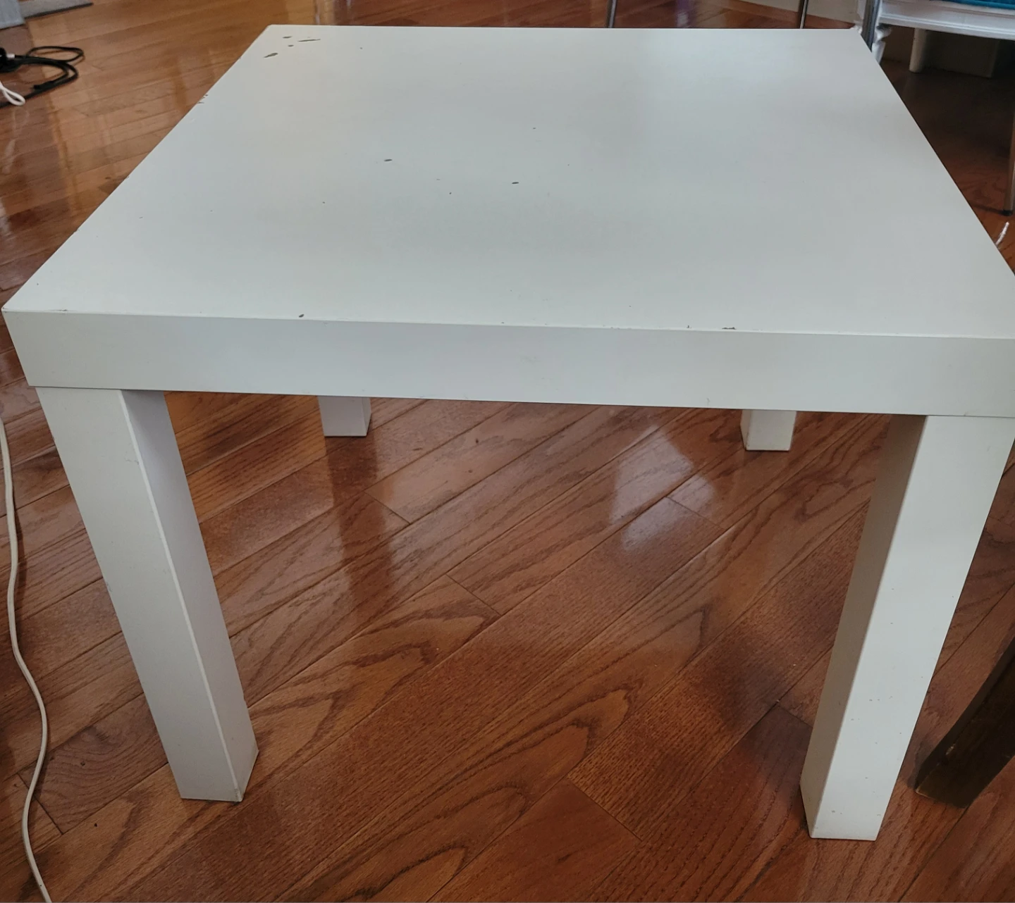White Square Coffee Table - photo 2