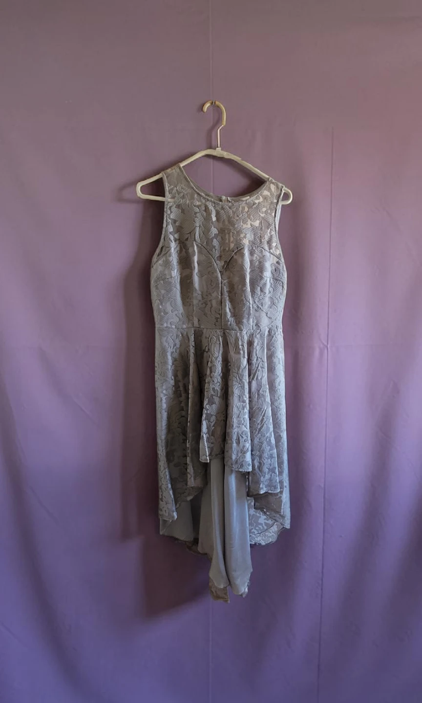 ♥️ New Gray Formal Dress Large