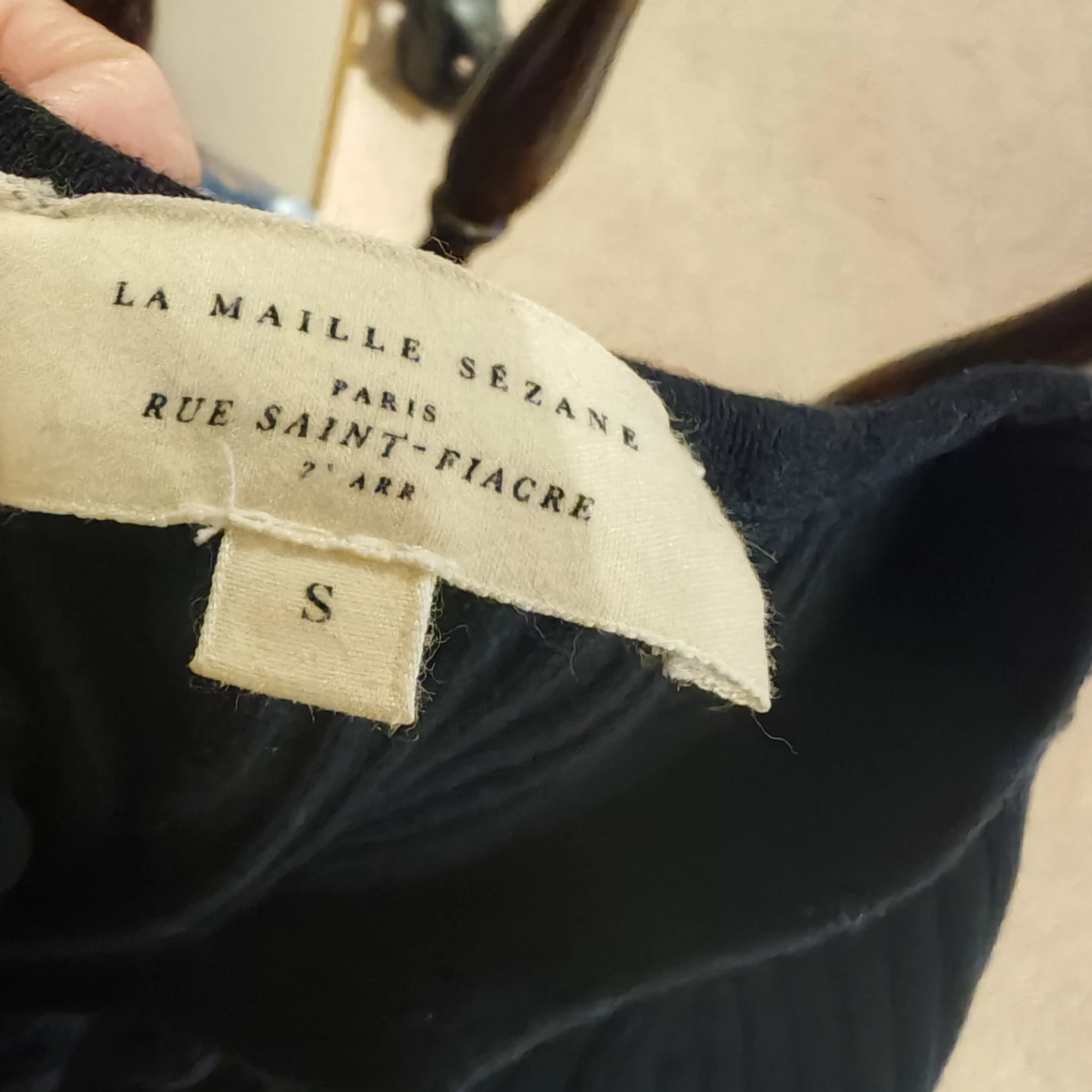 Sézane Meryl Midi Dress Navy Size S - photo 5