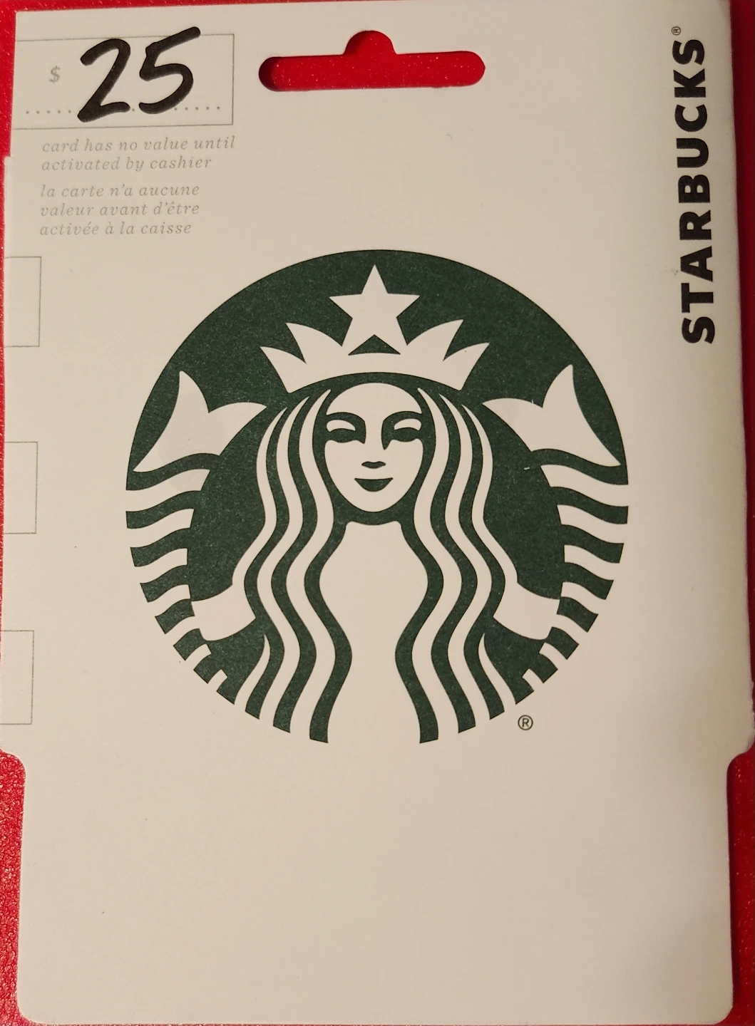 Starbucks $25 Gift Card