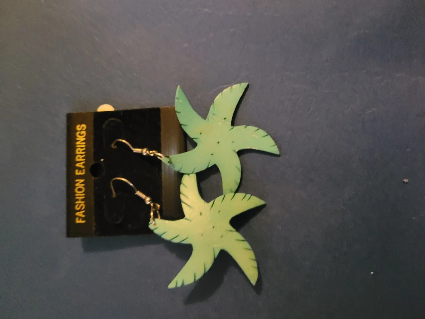 Light Green Palm Tree Fashion Earrings