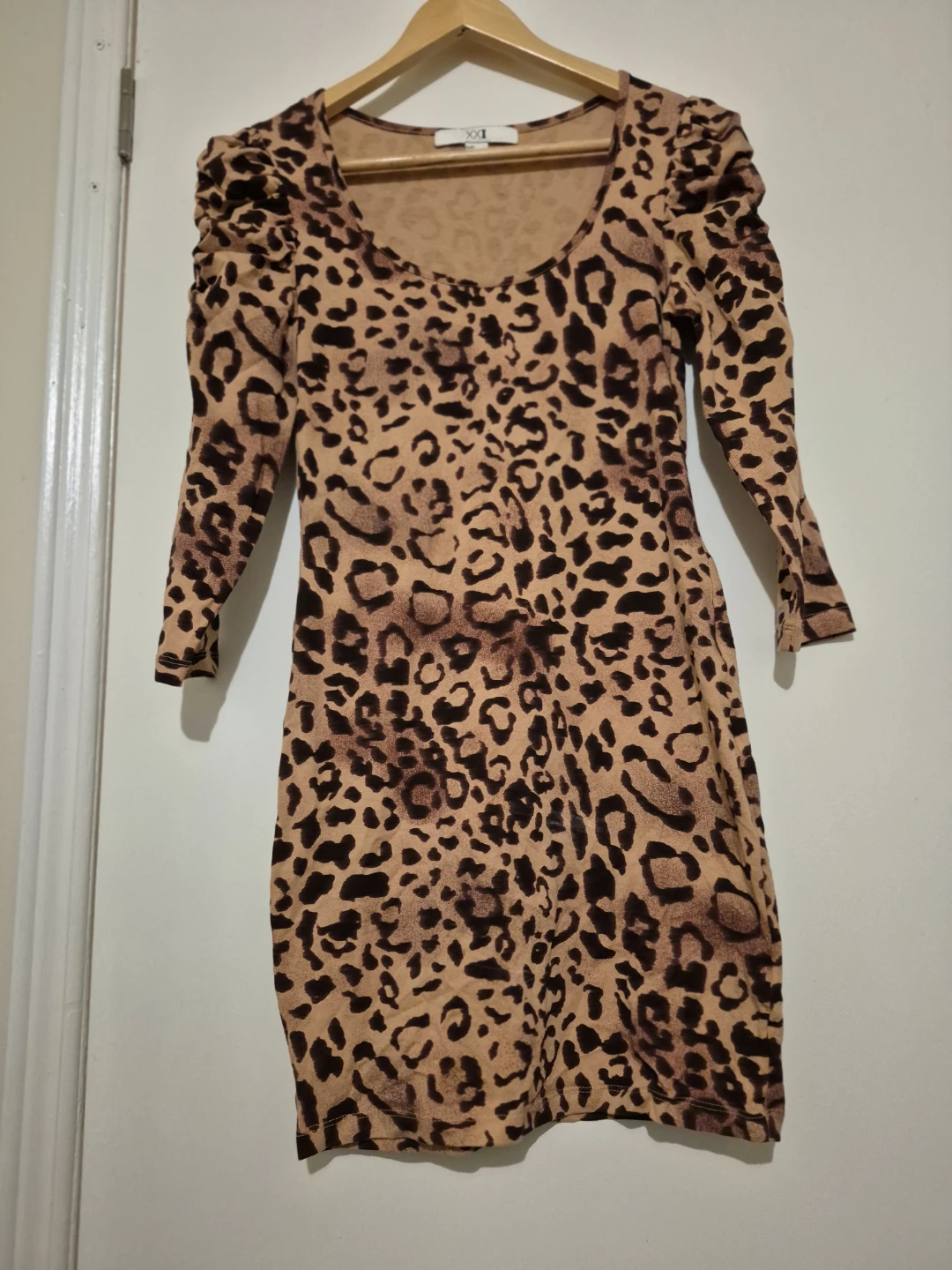 XXI Leopard Print Long Sleeve Dress Size S/P