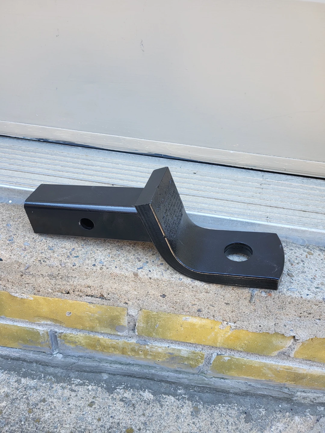 Black Hitch Receiver Ball Mount