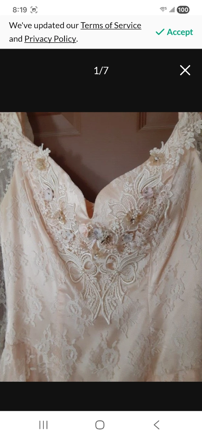 Elegance by Susan G. Women's Size 12 Lace Wedding Dress - photo 3