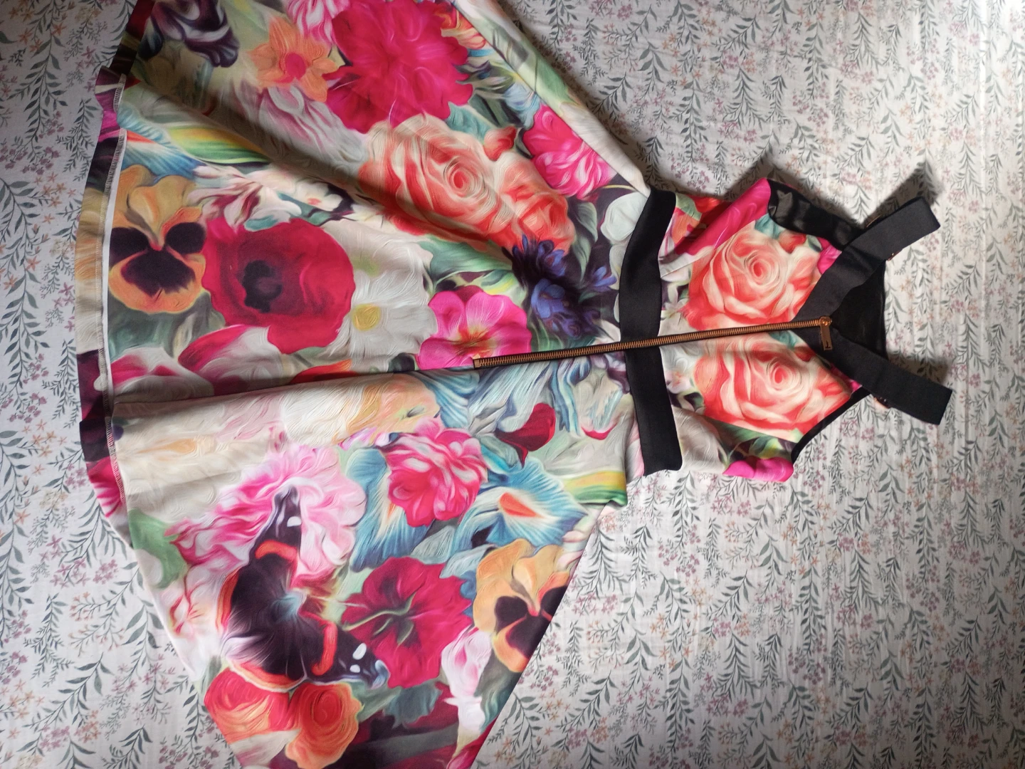 Ted Baker Women's Floral Print Fit & Flare Dress - photo 2