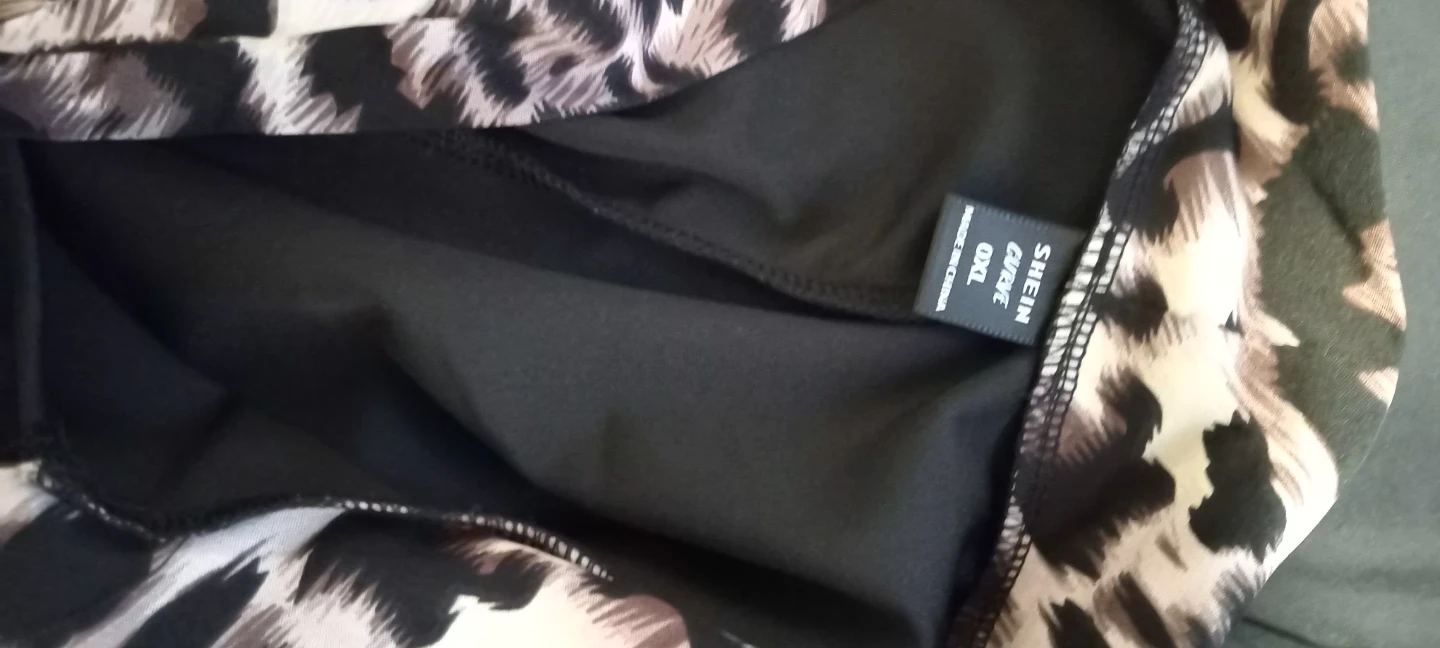 SHEIN Curve Black Leopard Print Dress XXL - photo 2