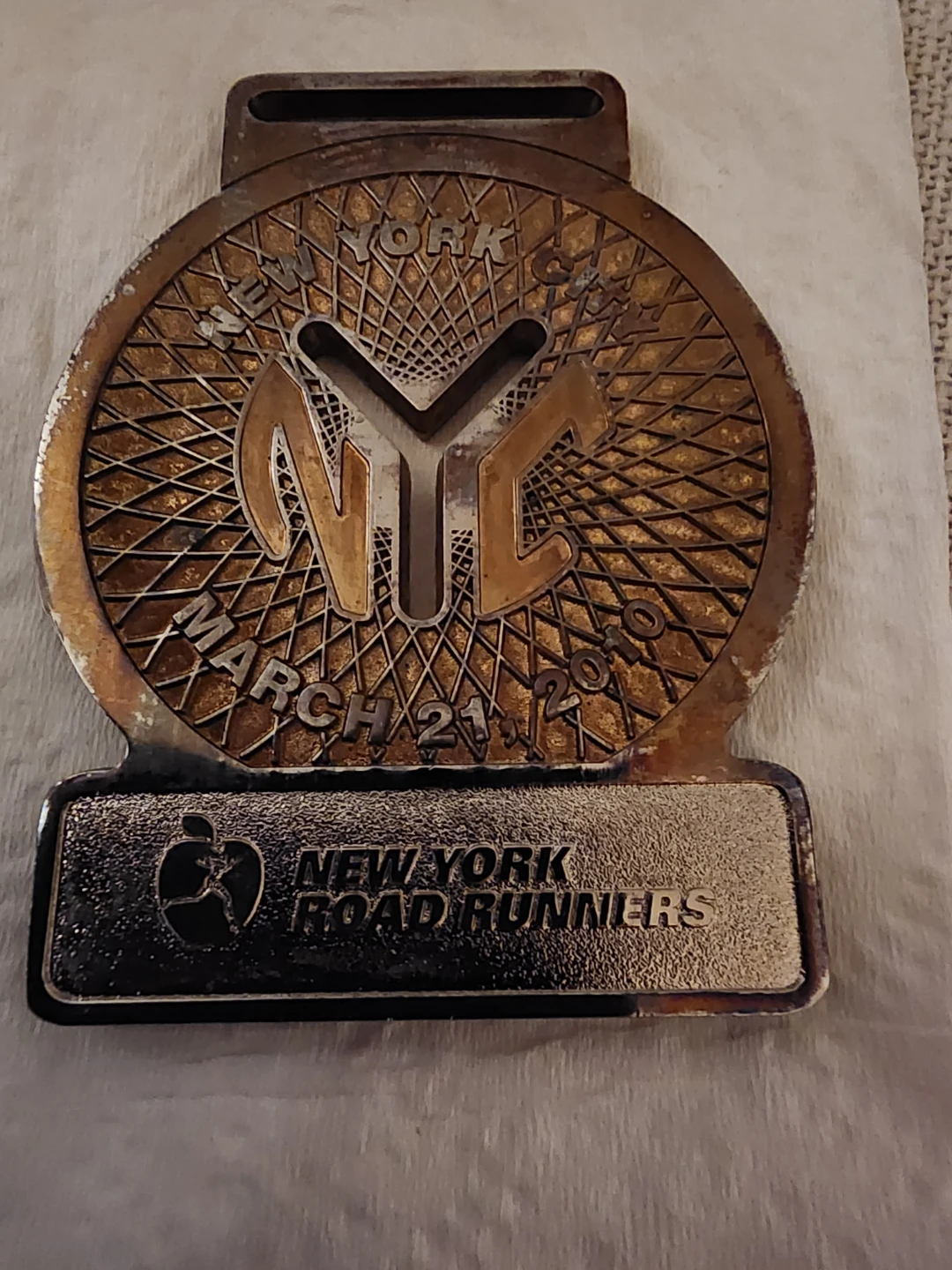 NYC Half Marathon Medal - New York Road Runners