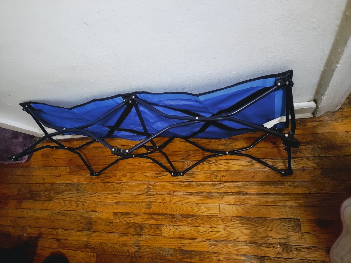 Regalo Blue Folding Camping cot used - photo 2