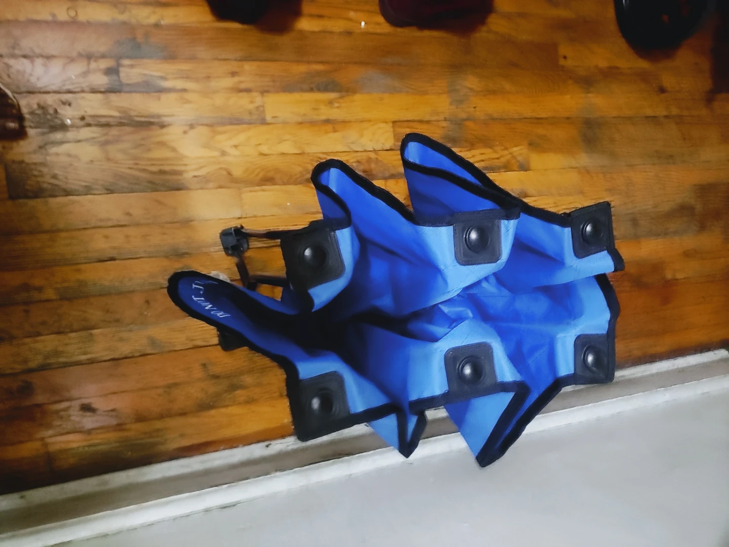 Regalo Blue Folding Camping cot used - photo 3