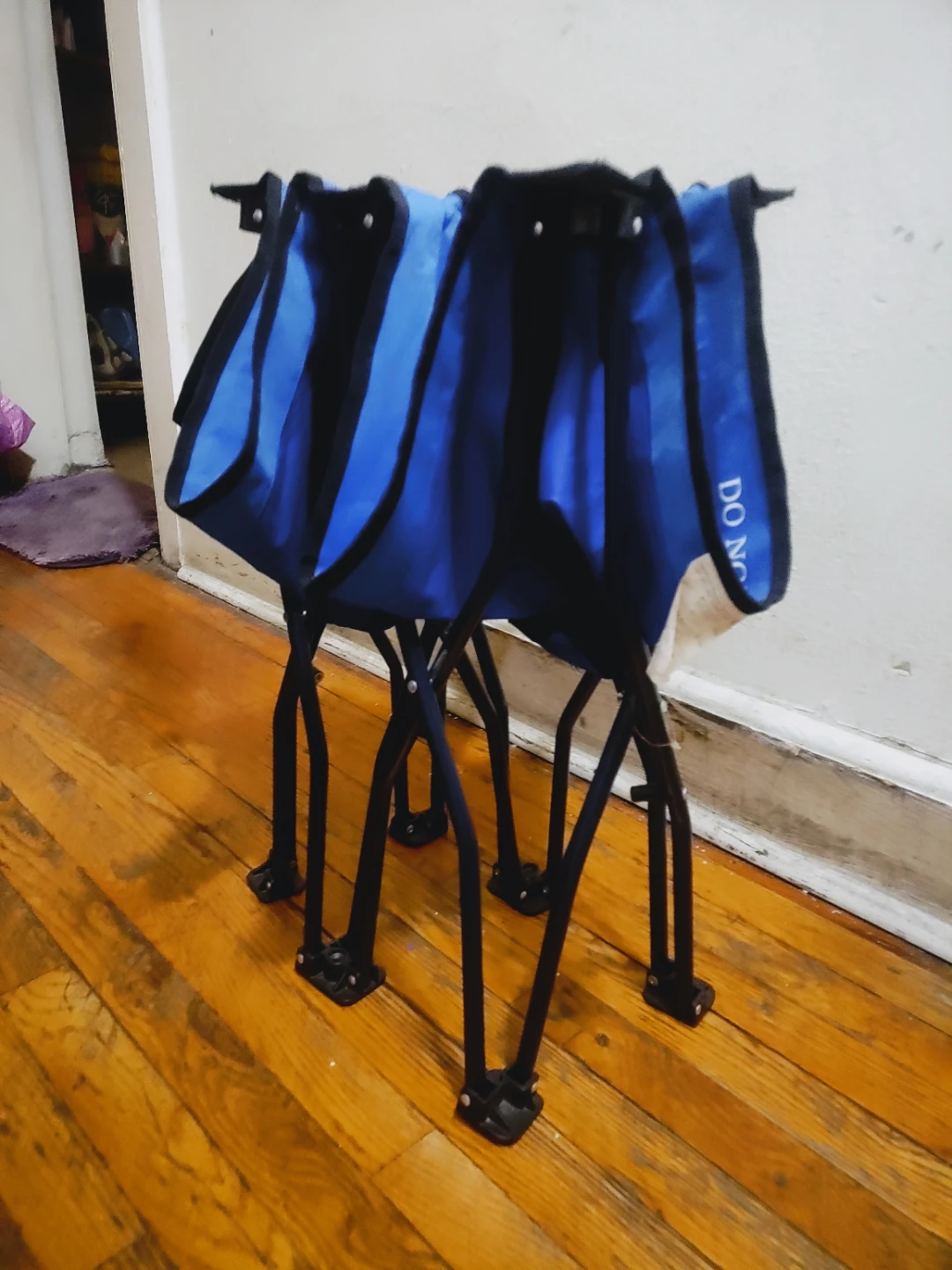 Regalo Blue Folding Camping cot used - photo 4