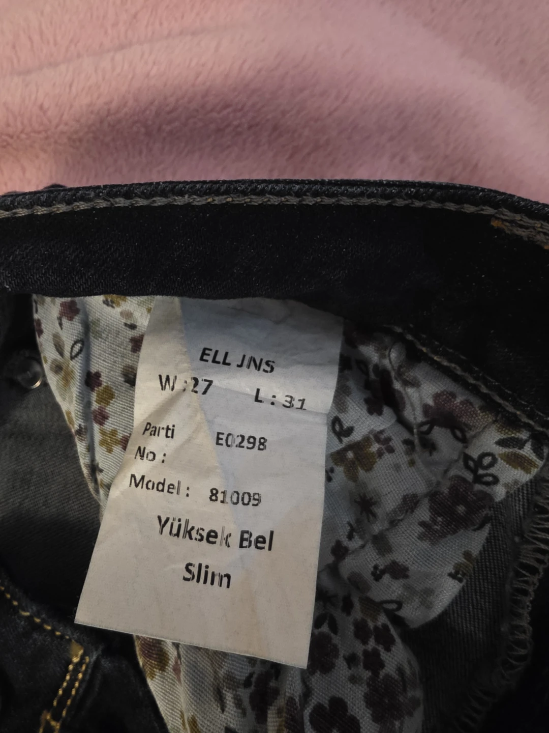 ELL JNS Slim Fit Jeans W:27 L:31 - photo 2
