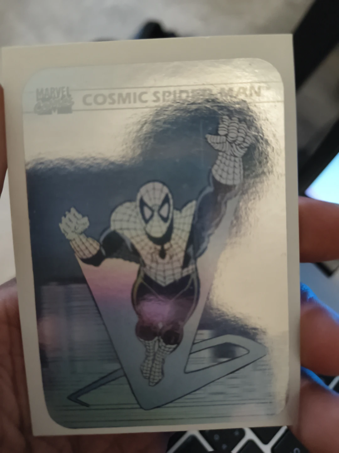 Marvel Comics Cosmic Spider-Man Hologram Card