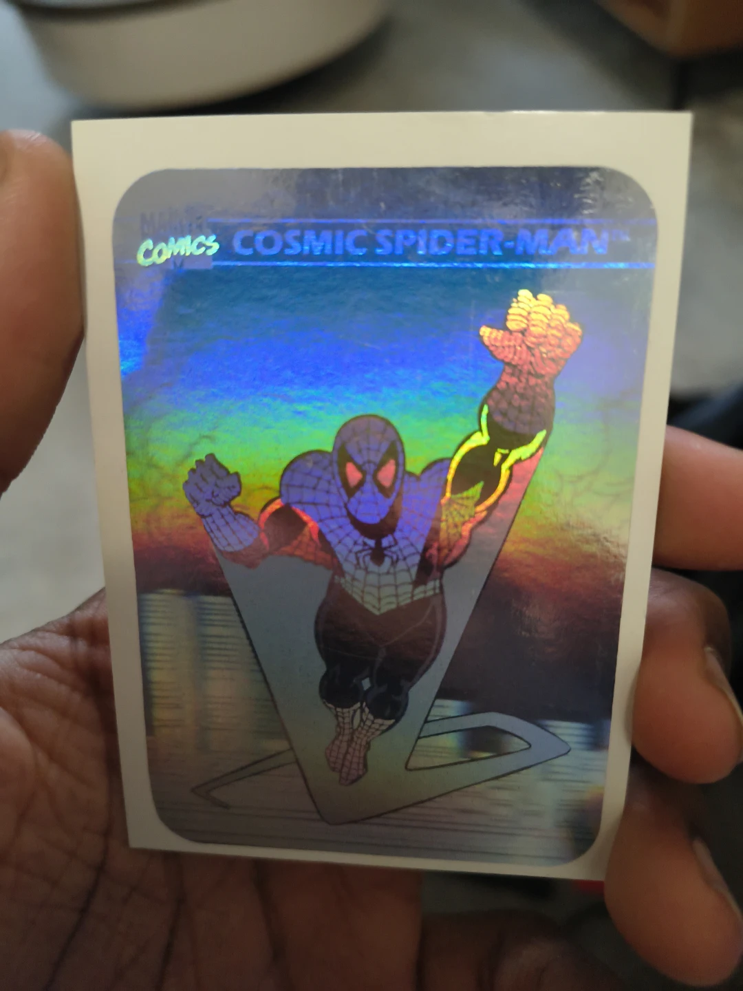 Marvel Comics Cosmic Spider-Man Hologram Card - photo 2