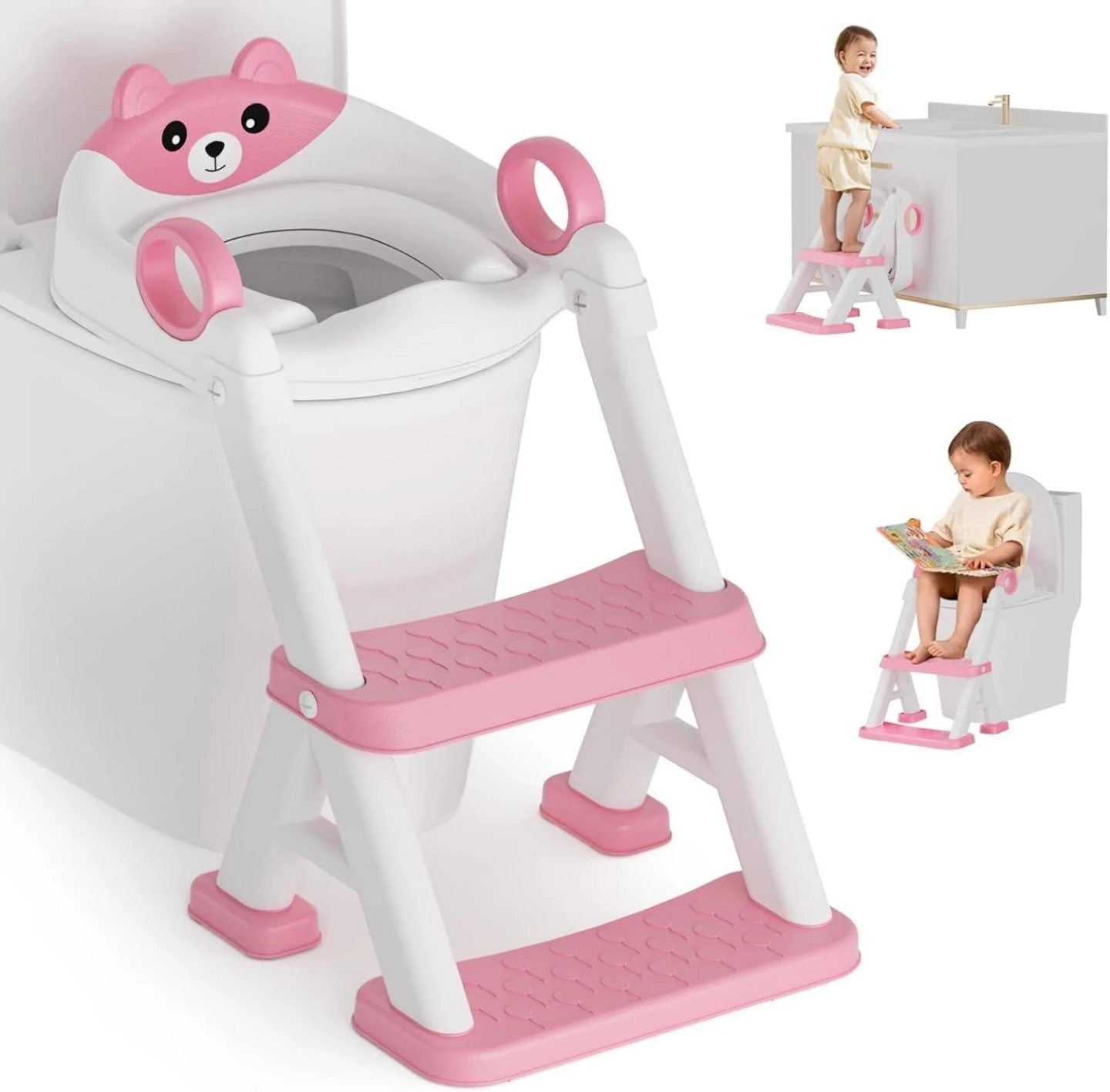 BN - Pink Children's Toilet Training Potty Seat