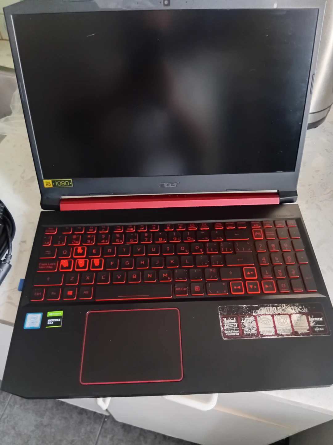 Acer Nitro 5 Laptop with Power Adapter