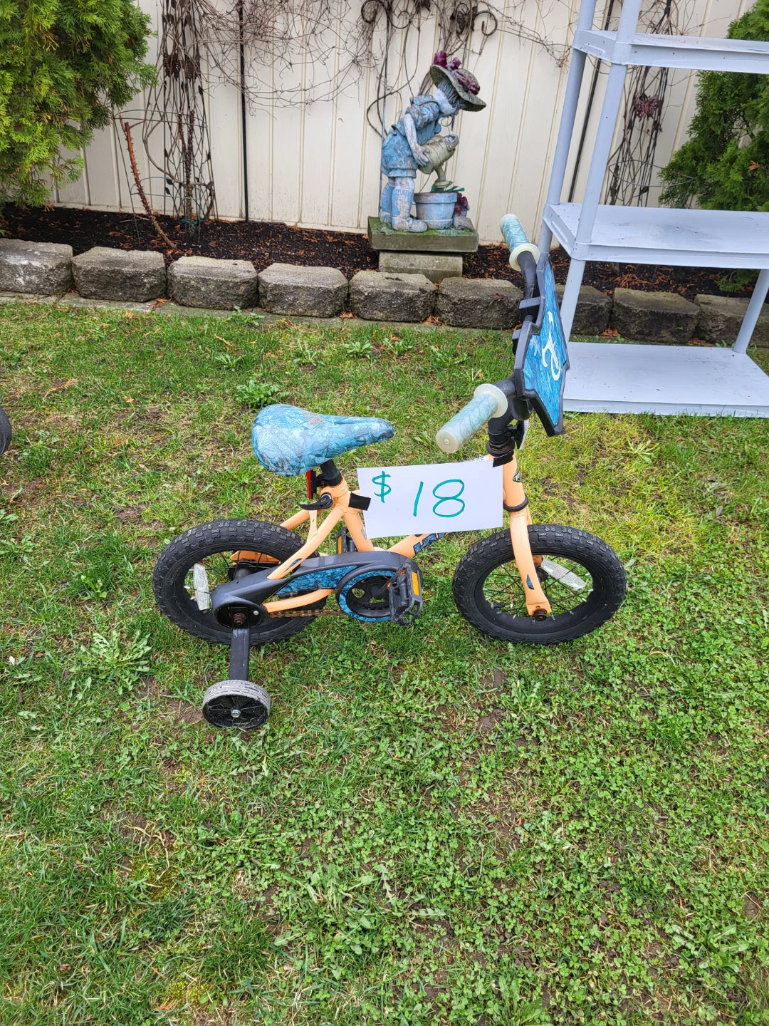Orange Kids' Training Bike