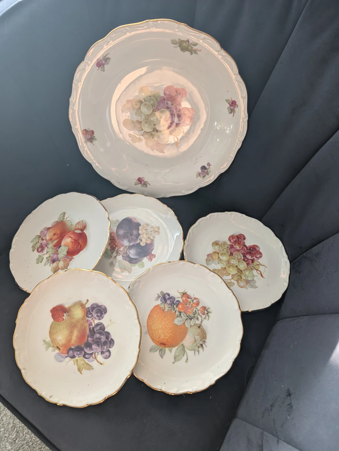 Birks Bavaria Schumann Arzberg Fruit Decorated Plates Set - photo 2