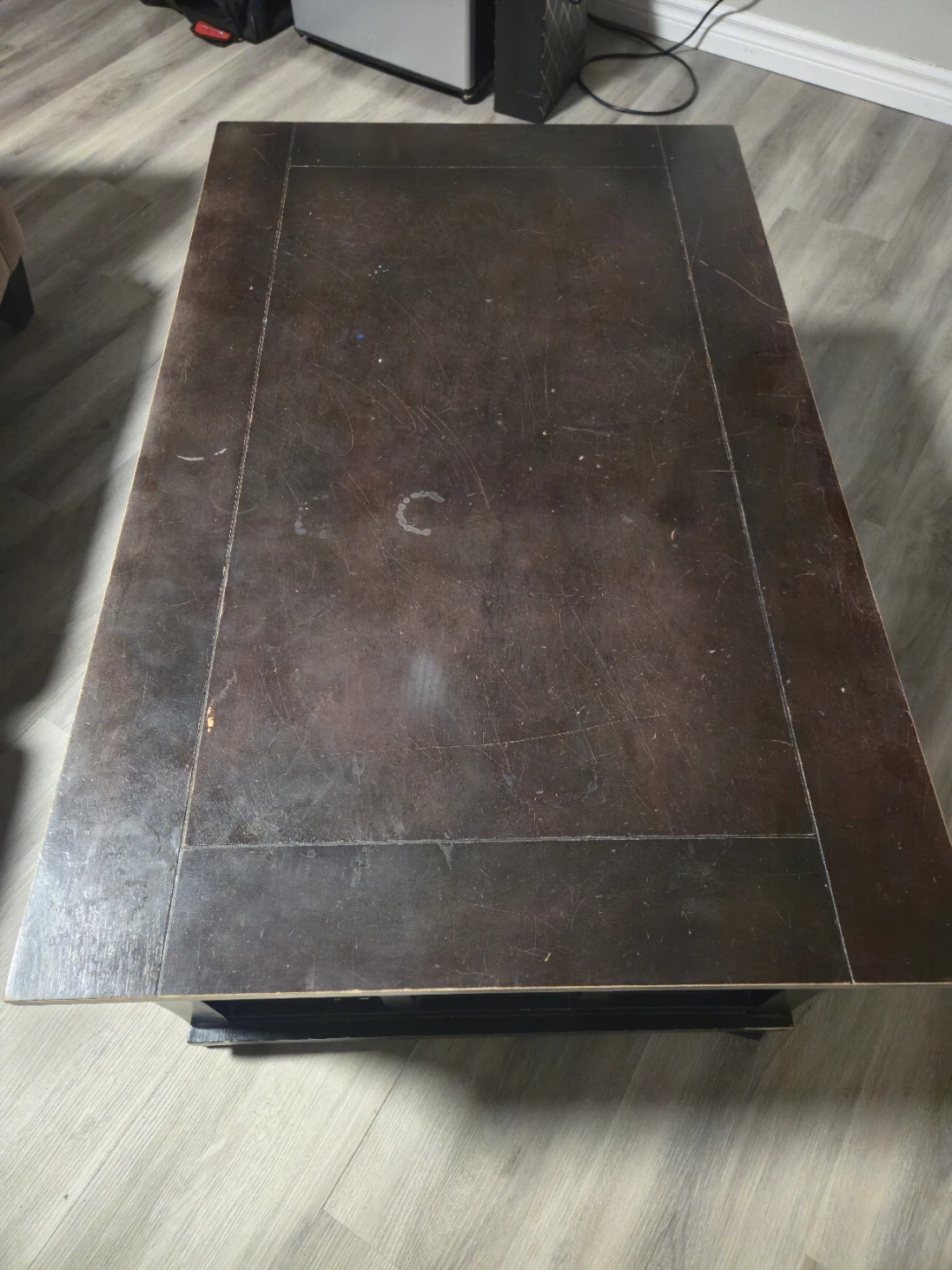 Storage Coffee Table - Dark Brown